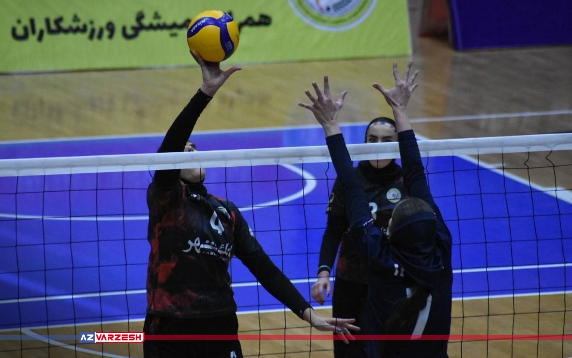 شکست خانگی دختران والیبالیست تبریز