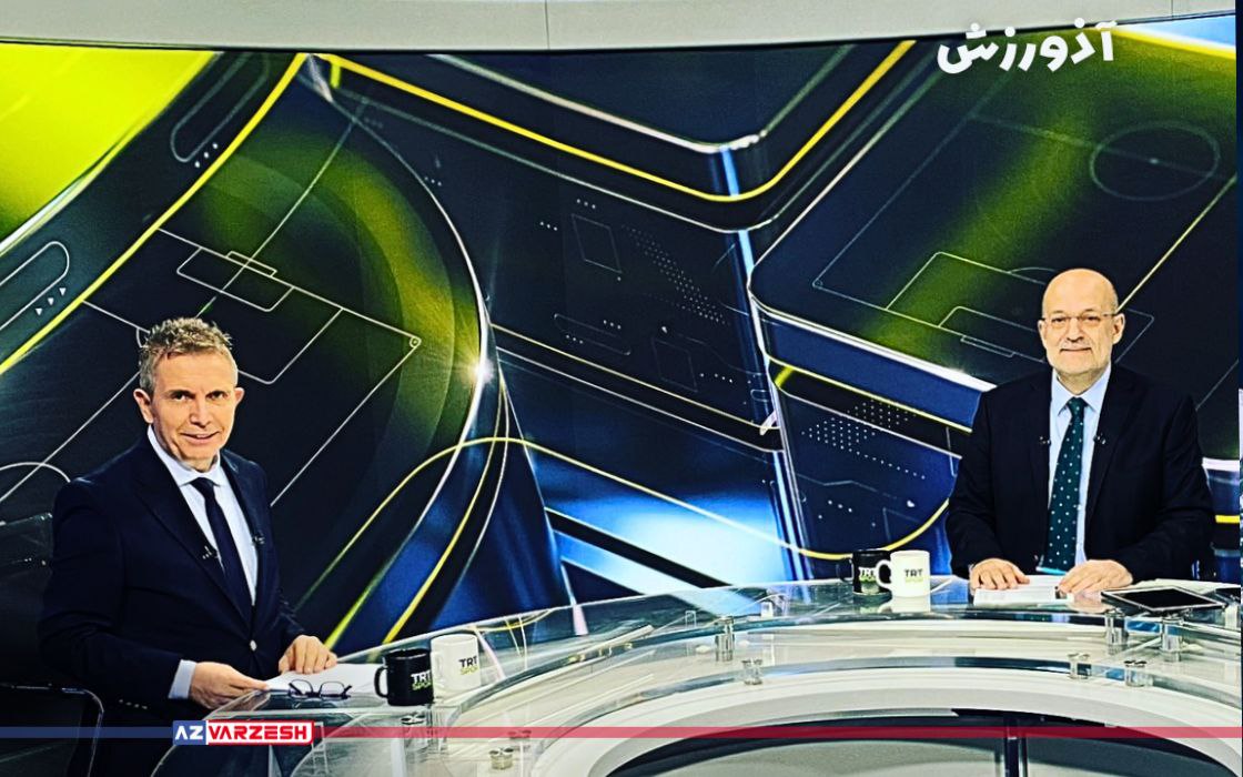 حمله قلبی مجری حین گزارش فوتبال