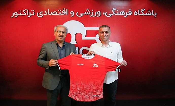 سرمربی جدید تراکتور رسما توسط مدیرعامل این باشگاه معارفه شد.