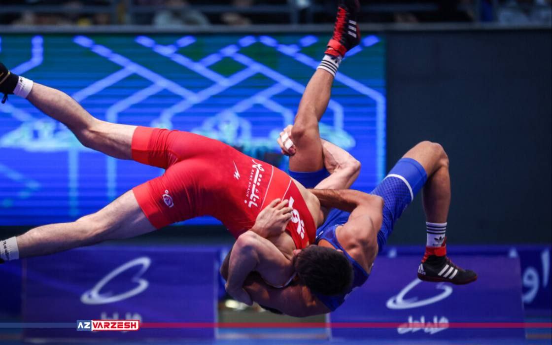 نائب قهرمانی کشتی‌گیر آذربایجان شرقی در ایروان